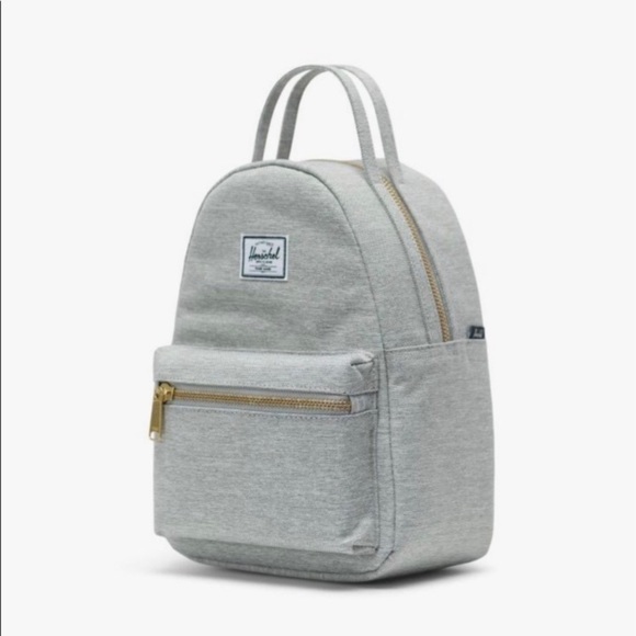 Herschel Mini‎ Nova Backpack Light Grey travel casual - Picture 6 of 11